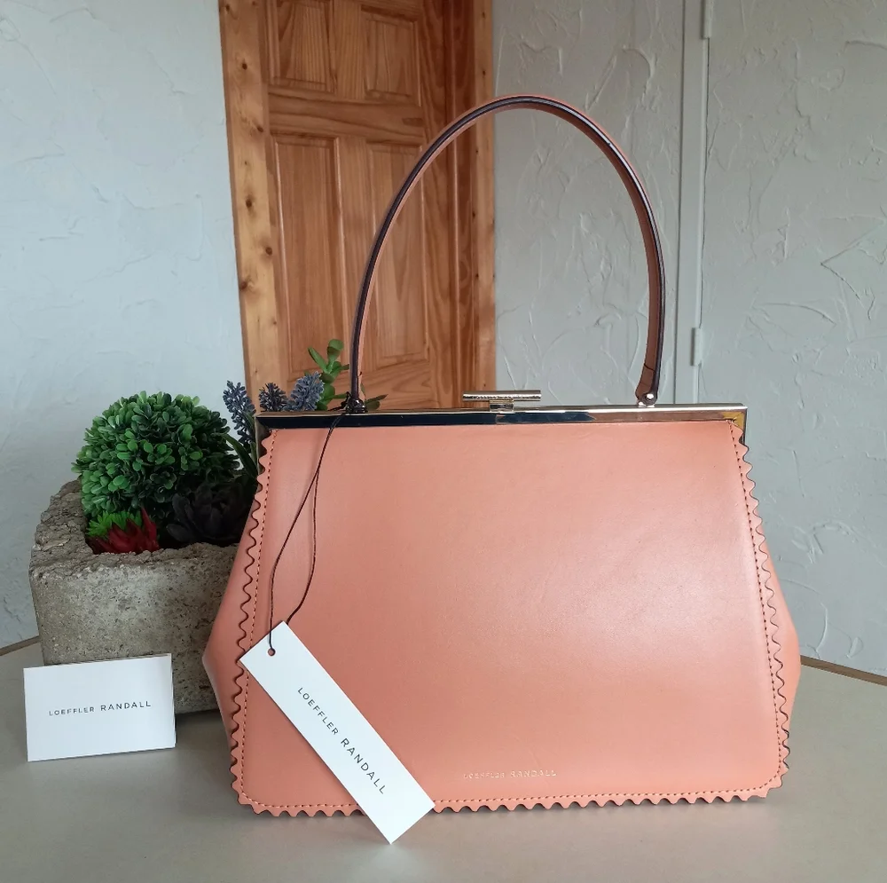 Loeffler Randall, Olivia Leather Frame Bag